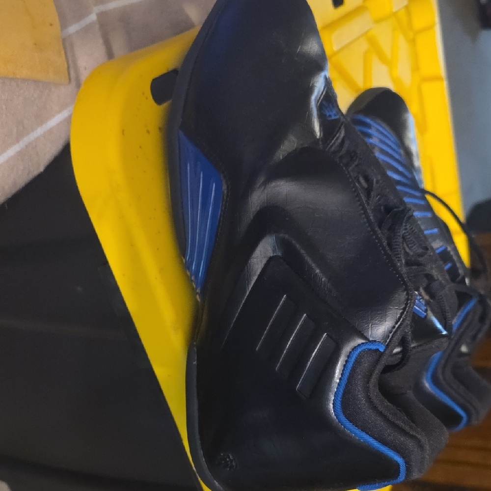 adidas Black and Blue Men's Sneakers